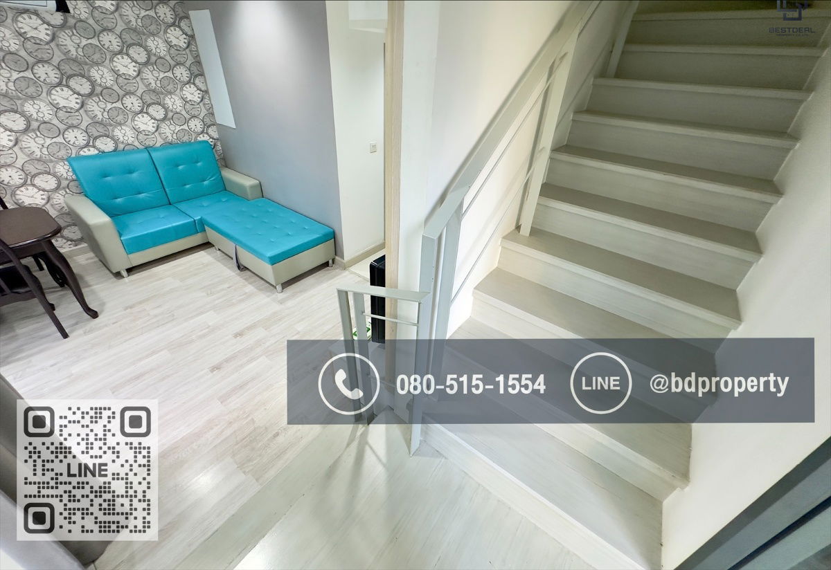 รูป Bestdeal ให้เช่า/For Rent  Duplex 2 Bed ห้องสวย Fully Furnished ราคา25,000 เดือนเท่านั้น ใกล้MRT และ เซ็นทรัลพระราม 9 เพียง 80 ม. - รูปที่ 2/16
