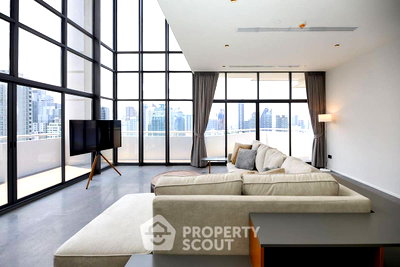 Condos for rent : Luxury 473 sqm Thonglor Penthouse with Double-Height Glass Façade, Private Garden, Jacuzzi & Stunning Indoor-Outdoor Living (ID 2089221)