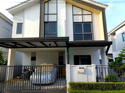 บ้านเดี่ยว สมุทรปราการ : 📌 ขายบ้านแฝด โครงการ เซนส์ บางนา-สุวรรณภูมิ 2 ชั้น 4 ห้องนอน 3 ห้องน้ำ