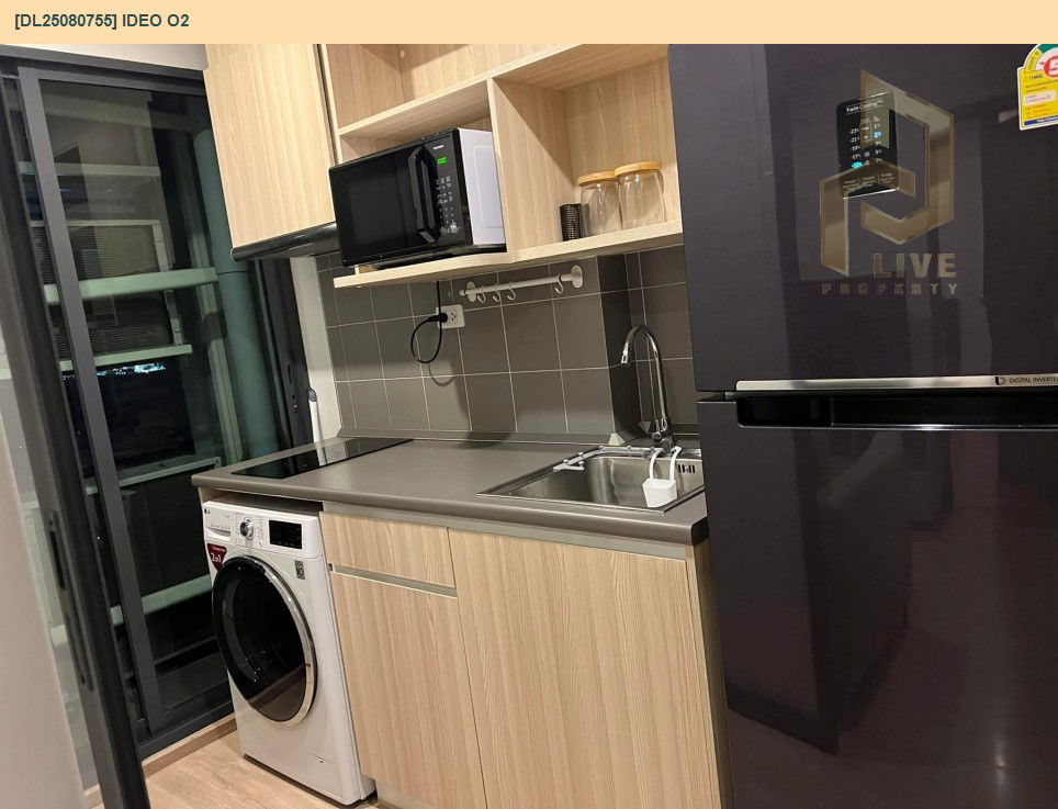 picture DL25080755 Condo for rent, IDEO O2 near BTS Bang Na, ready to move in, call urgently 0656133286 LineID @655ebbvc - 6/8