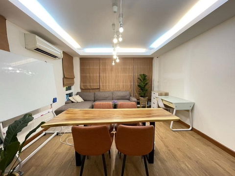 🟢For Rent🟢3-storey townhouse near MRT Ratchadaphisek, beautiful room, fully furnished 📱ADD LINE @nathong97 (Reply ⚡ 24 Hr) P1104