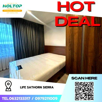 คอนโดให้เช่า : #Z2040💥230868🔥ให้เช่าคอนโด Life Sathorn Sierra