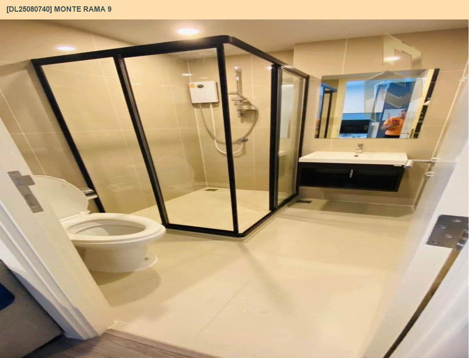 รูป DL25080740 ให้เช่าคอนโด มอนเต้ พระราม 9 (Monte Rama 9) ใกล้ สายสีส้ม พร้อมเข้าอยู่ โทรด่วน 0638692663 LineID @534wlwof - รูปที่ 11/11