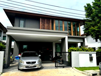 บ้านเดี่ยว กรุงเทพมหานคร : P0221 บ้านเดี่ยวทำเลเยี่ยมในโครงการหรู – บุราสิริ พัฒนาการตัดใหม่