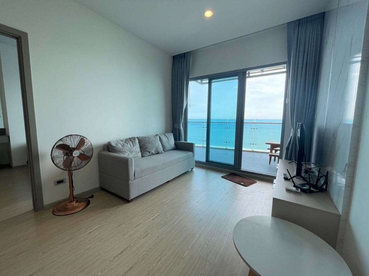 รูป For Rent – Symphony Condo Sriracha 2 Beds (S03-2107) High Floor | Private Sunset View | Large Balcony - รูปที่ 8/29