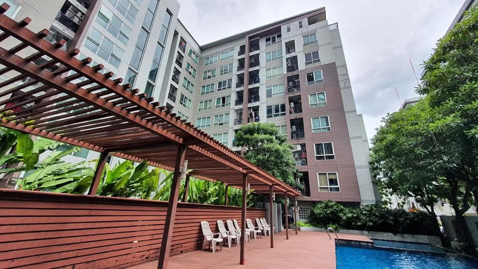 picture Condo for rent, The Pulse, Lat Phrao 44, size 33 sqm., rental price 7,000 baht. Interested, call 0894282491, Line ID: jeabmona - 12/15