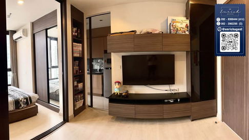 💙ให้เช่า The Line Sukhumvit 71 เครื่องใช้ไฟฟ้าครบ วิวเมือง BTS พระโขนง💙 โทร. 092-8366444 ดาว // Line id : @enrichagent