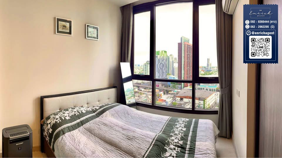 รูป 💙ให้เช่า The Line Sukhumvit 71 เครื่องใช้ไฟฟ้าครบ วิวเมือง BTS พระโขนง💙 โทร. 092-8366444 ดาว // Line id : @enrichagent - รูปที่ 6/10
