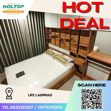 #Z2037💥230868🔥ให้เช่าคอนโด Life Ladprao