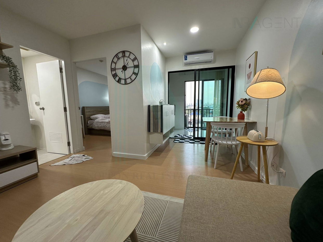 รูป ให้เช่าคอนโด ไอ คอนโด สุขุมวิท 105 อาคาร A ชั้น 7 1 ห้องนอน ขนาด 31.07 ตรม ใกล้ โรงเรียนลาซาลกรุงเทพ - รูปที่ 3/8