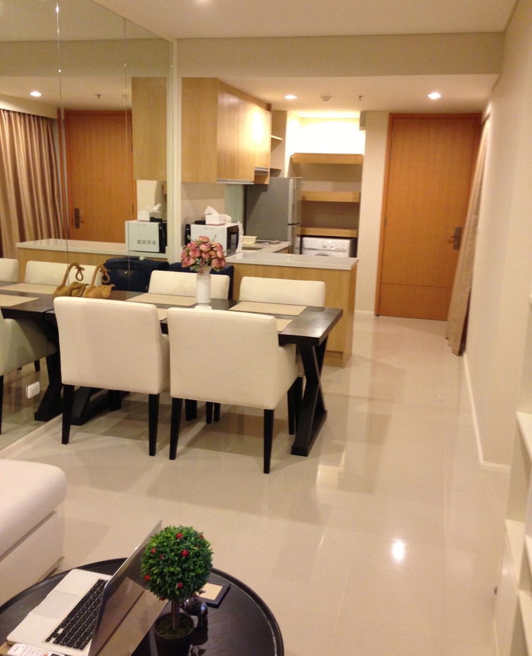 รูป วิลล่า อโศก  ชั้น 28 48.25 ตร.ม. 1 ห้องนอน 1 ห้องน้ำ - รูปที่ 3/10
