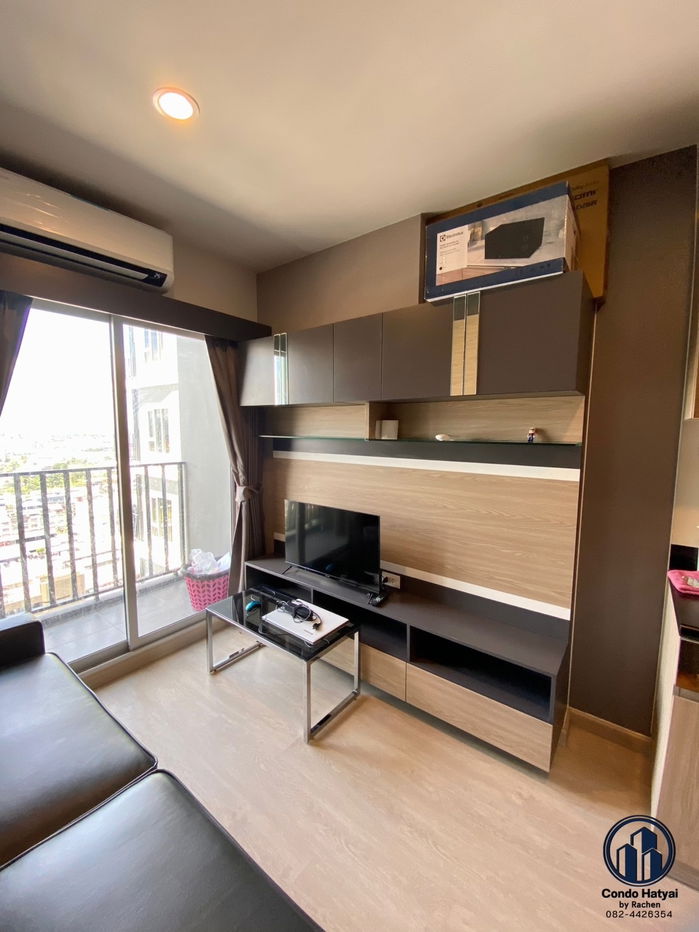 รูป ให้เช่า Plus connect Hatyai 1 ห้องนอน ชั้น 21 ขนาด 30 ตร.ม. ทิศใต้ ตกแต่งสวย พร้อมอยู่ 12,000 บาท - รูปที่ 3/24