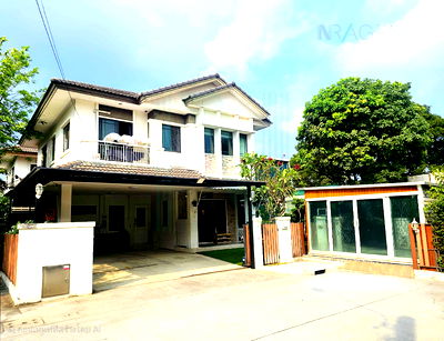 เช่าบ้านเดี่ยว ถนนสายไหม : 📌 ให้เช่าบ้านเดี่ยว 2 ชั้น มัณฑนา เลค วัชรพล 4 ห้องนอน 3 ห้องน้ำ