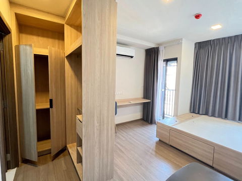 🟢For Rent🟢THE MUVE Bangna, beautiful room, fully furnished 📱ADD LINE @nathong97 (Reply ⚡ 24 Hr) P1117