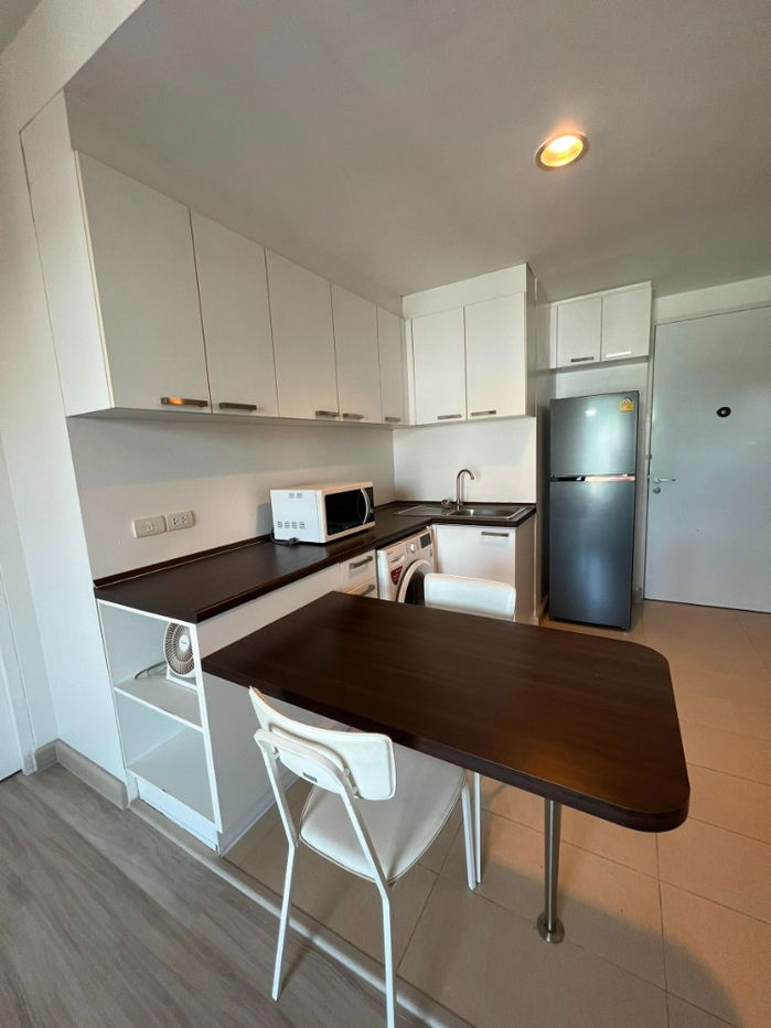 picture ✨ Affordable price + washing machine! The Sense Condo, Sukhumvit 68, 40 sq m, 1 bedroom, 3rd floor, only 10,000 baht 🏡💖 - 5/6