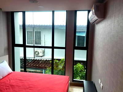 เช่าคอนโด แม็คโคร ลาดพร้าว : ✨ ห้องพร้อมอยู่ คอนโด THE CUBE LOFT ลาดพร้าว 107 ขนาด 25 ตรม 1 นอน ชั้น 3 เพียง 9500 บาท 🏡💖