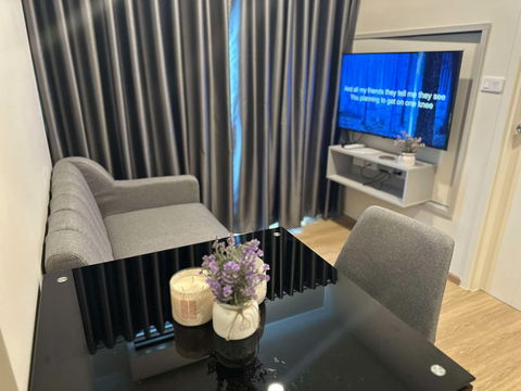 ให้เช่า Condo Escent Hatyai ติดเซ็นทรัล 1 BR ชั้น 20 วิวเมือง ไม่บล็อค เฟอร์ครบ พร้อมอยู่