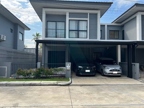 📌 ขายบ้านเดี่ยว โครงการ ลุมพินี ทาวน์เพลส พระราม 2-ท่าข้าม 2 ชั้น 3 ห้องนอน 3 ห้องน้ำ
