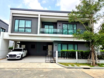 เช่าบ้านเดี่ยว นิคมบางปู : 📌 ให้เช่าบ้านเดี่ยว 2 ชั้น โครงการ เซนโทร บางนา 4 ห้องนอน 5 ห้องน้ำ
