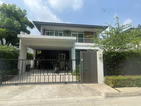 📌 For Rent House MANTANA SRINAKARIN-ROMKLAO 2-story 4 bedroom 4 bathroom
