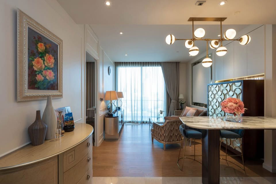picture TA7790📲LineID @556ryccg🎆1 Bedroom 65 sqm Floor 16 Fully furnished Magnolias Waterfront Residences near ICONSIAM & BTS Charoennakhon - 12/15