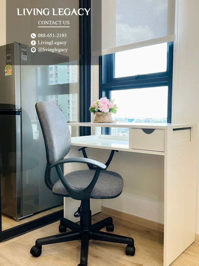 picture SIM14I Condo For Rent The Rich Rama 9 - Srinakarin 27 Sq.M. Floor 14 line id : @livinglegacy - 6/15