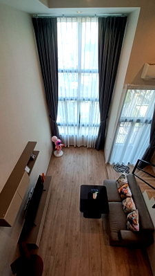 คอนโดให้เช่า : MN2923 ให้เช่าคอนโด ไอดีโอ นิว พระราม 9 ห้อง Duplex