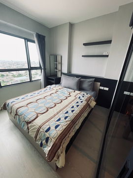 Ideo S115, 1 bedroom, 1 bathroom, size 34 sq m., 32nd floor, rent 10,000/month. Call/Line: 0636262722