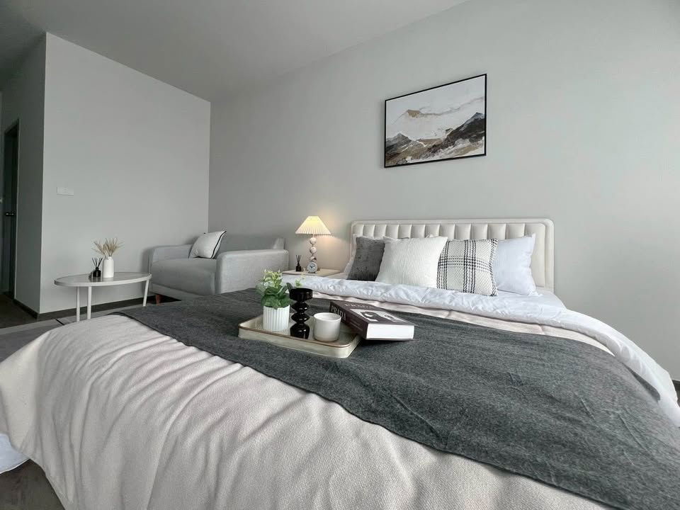 picture 🟢For Rent🟢Rich Point @BTS Wutthakat, beautiful room, fully furnished! 📱ADD LINE @nathong97 (Reply ⚡ 24 Hr) P1138 - 1/12