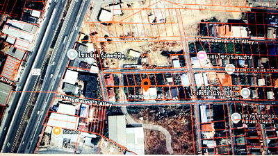 Land for sale : Urgent sale of land with buildings in the city, Ubon Ratchathani Province