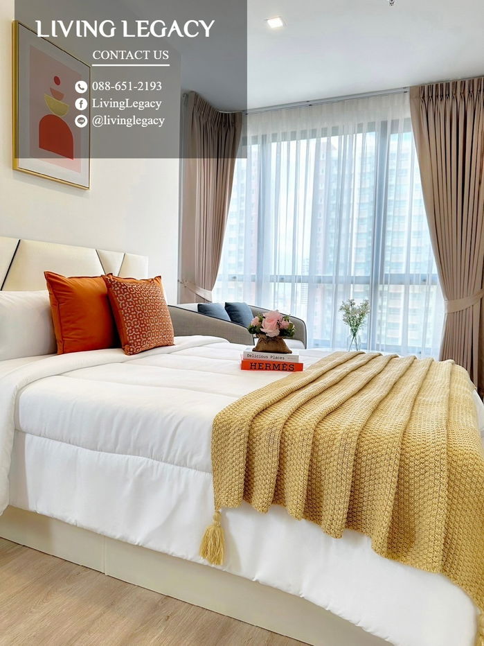 picture SIM14I Condo For Rent The Rich Rama 9 - Srinakarin 27 Sq.M. Floor 14 line id : @livinglegacy - 2/15
