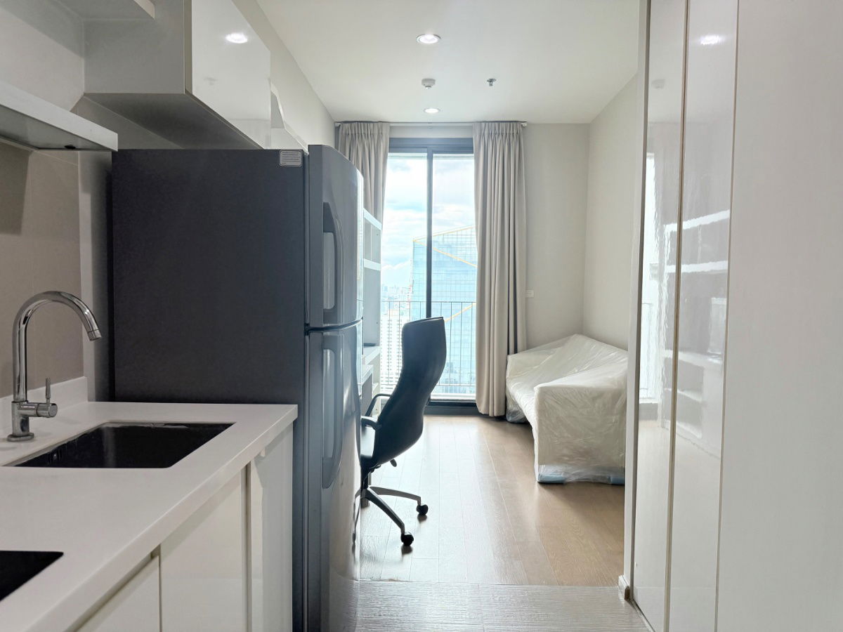 รูป ให้เช่าห้องสวย พร้อมอยู่ ✨ PYNE by Sansiri 1 bed 1 bath ขนาด 30 ตร.ม. เพียง 23,000 บาท  - รูปที่ 5/9
