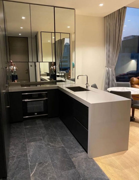 picture TA7791📲LineID @556ryccg🚄2 Bedroom 74 sqm Floor10 28Chidlom Fully furnished near BTS Chit Lom, Central Chidlom - 3/9
