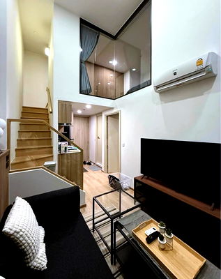 คอนโดให้เช่า : TA7796📲LineID @556ryccg🏢Duplex 2 ห้องนอน 48 ตรม ชั้น34 พร้อมเฟอร์ Life Rama4-Asoke ใกล้ MRT ศูนย์การประชุมแห่งชาติสิริกิติ์