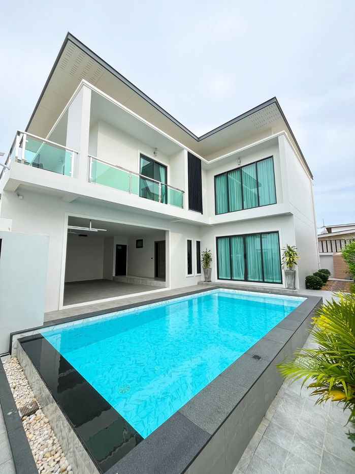 รูป ประกาศขายพูลวิลล่าหรูพัทยา พร้อมเข้าอยู่ Pool Villas for Sale in Pattaya ทุ่งกลม–ตาลหมัน  - รูปที่ 5/28
