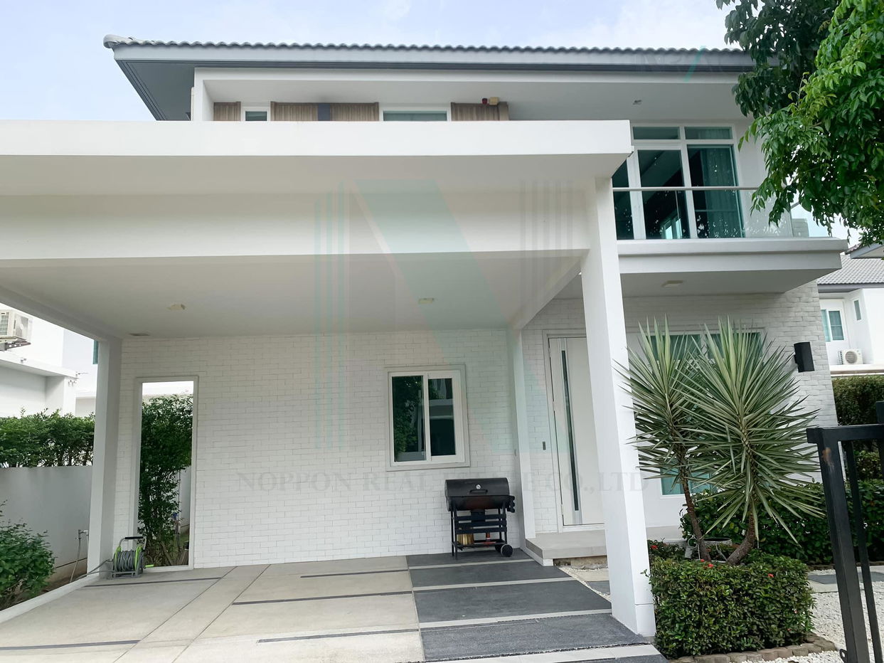 รูป 📌 ให้เช่าบ้านเดี่ยว โครงการ มัณฑนา ศรีนครินทร์-ร่มเกล้า 2 ชั้น 3 ห้องนอน 3 ห้องน้ำ - รูปที่ 1/8