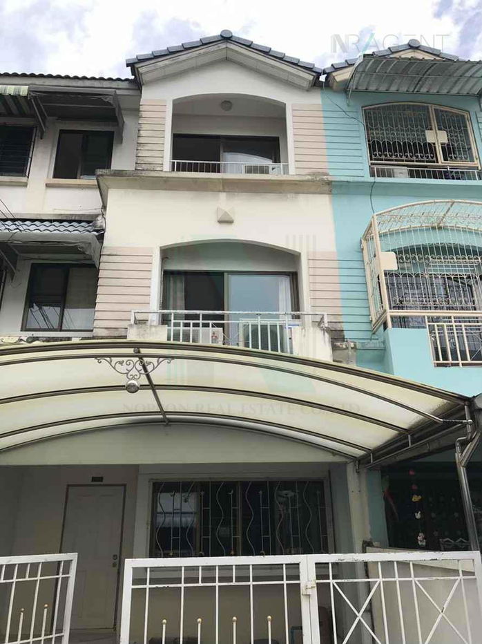 picture 📌 For Sell Town house BAAN KLANG MUANG RAMA 9 SOI 43 3-story 3 bedroom 3 bathroom - 1/8
