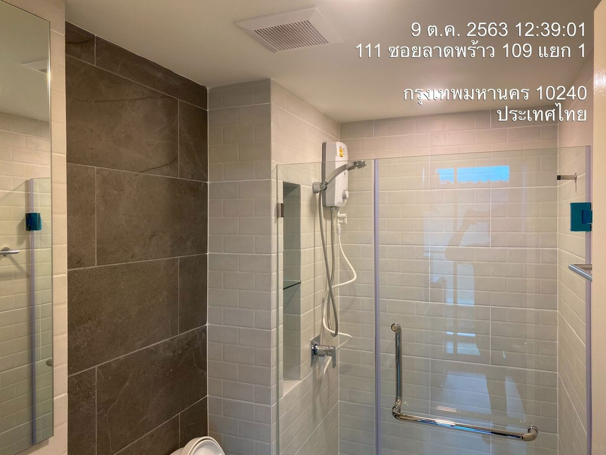 รูป ✨ ห้องพร้อมอยู่ คอนโด THE CUBE LOFT ลาดพร้าว 107 ขนาด 25 ตรม 1 นอน ชั้น 3 เพียง 9500 บาท 🏡💖 - รูปที่ 3/7