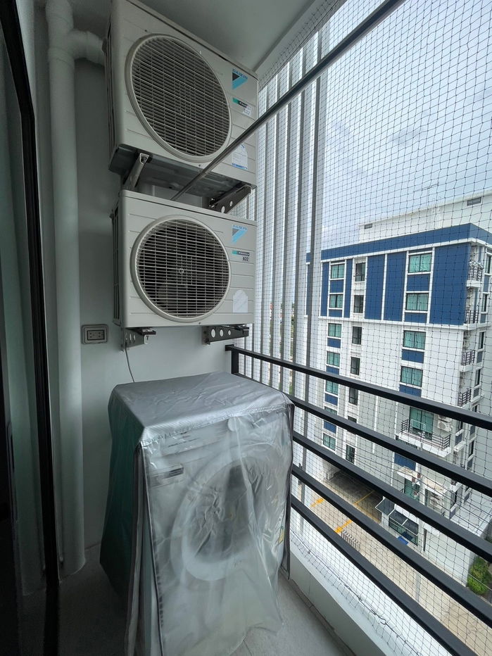 รูป ให้เช่า​ Vcondo​ อาคาร​1  ตึกใหม่ห้องสวย​,ขนาด34ตรม.​เตียง​6 ฟุต, ตู้​เสื้อผ้าใหญ่​ 2ตู้​🤩 1นอน,1น้ำ - รูปที่ 6/6