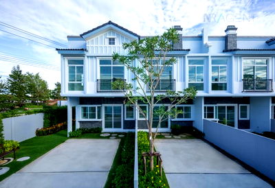 Townhouses for sale วิทยาลัยการอาชีพพระสมุทรเจดีย์ : 📌 For Sell Town house VILLAGGIO SUKSAWAT-PRACHAUTHIT 2-story 2 bedroom 3 bathroom