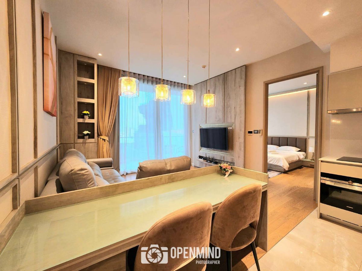 picture TA5636📲LineID @556ryccg🎆1 Bedroom 61 sqm Floor 11 Fully furnished Magnolias Waterfront Residences near ICONSIAM & BTS Charoennakhon - 2/11