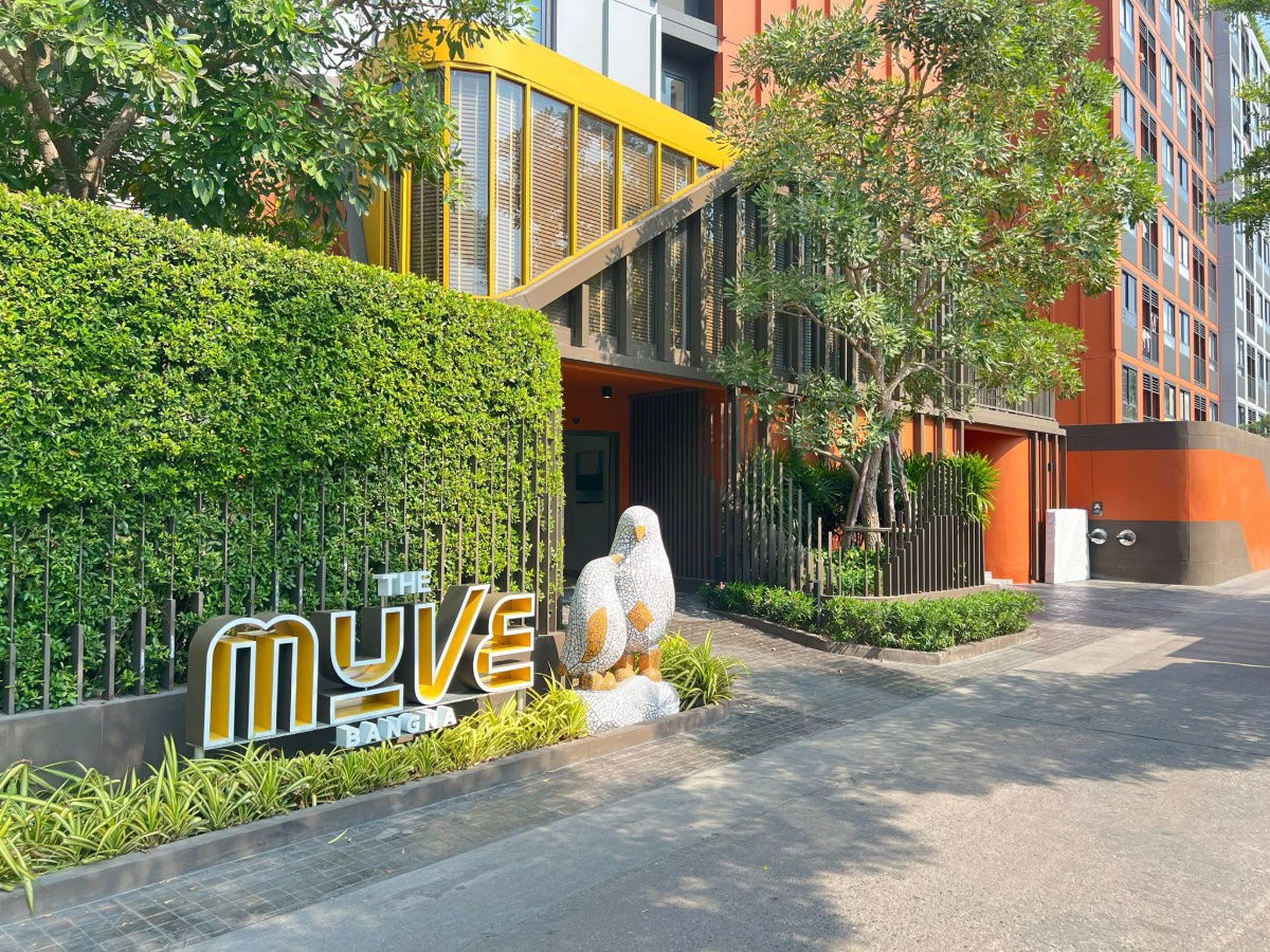 picture 🟢For Rent🟢THE MUVE Bangna, beautiful room, fully furnished 📱ADD LINE @nathong97 (Reply ⚡ 24 Hr) P1117 - 5/12