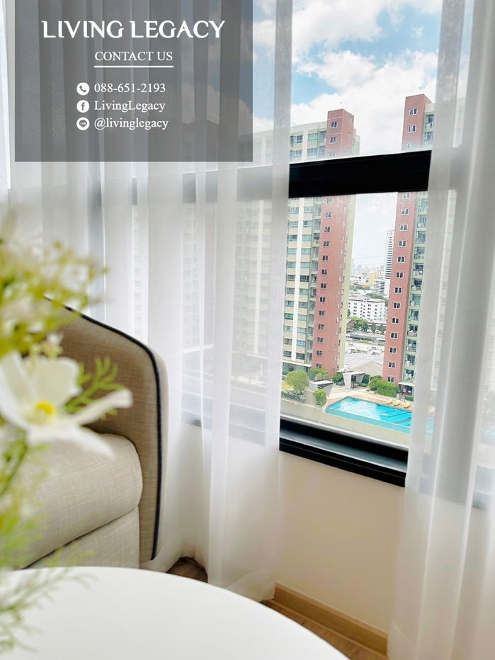picture SIM14I Condo For Rent The Rich Rama 9 - Srinakarin 27 Sq.M. Floor 14 line id : @livinglegacy - 9/15