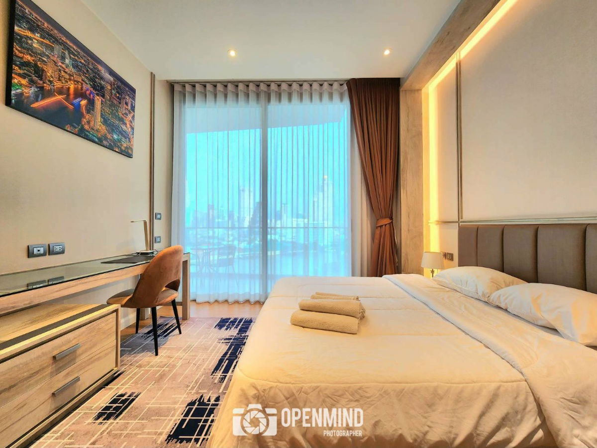picture TA5636📲LineID @556ryccg🎆1 Bedroom 61 sqm Floor 11 Fully furnished Magnolias Waterfront Residences near ICONSIAM & BTS Charoennakhon - 5/11