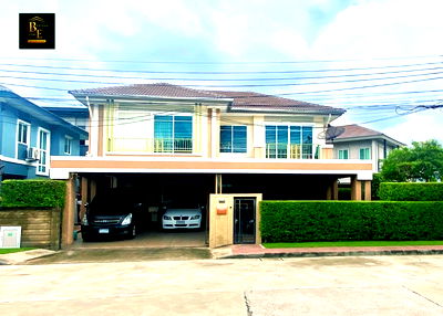 บ้านเดี่ยว กรุงเทพมหานคร : ขายบ้านเดี่ยว ภัสสร เพรสทีจ พัฒนาการ 38 | บ้านเดี่ยวหรู 2 ชั้น หลังมุม ลดพิเศษกว่า 3 ล้านบาท ใกล้ทองหล่อ เอกมัย