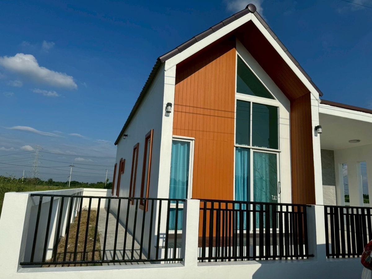 รูป ขายบ้านเดี่ยว กำแพงแสน(นครปฐม) พื้นที่54.4 ตรว. 2นอน 2น้ำ 2ที่จอดรถ ขาย1.69 ล้าน เจ้าของออกค่าโอนให้  - รูปที่ 1/12