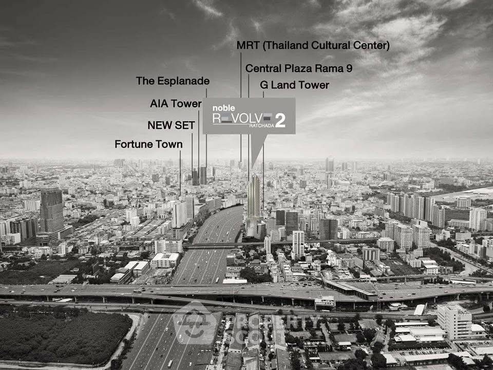 รูป คอนโด 2-ห้องนอน ที่ คอนโด โนเบิล รีวอลฟ์ รัชดา 2 ใกล้ MRT ศูนย์วัฒนธรรมแห่งประเทศไทย (ID 2278765) - รูปที่ 32/32