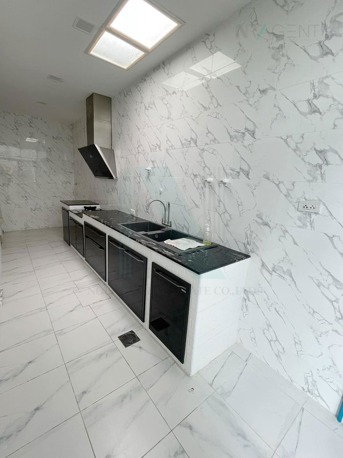 picture 📌 Semi-detached house for sale, Q DISTRICT SUKSAWAT 76 project, 2 floors, 3 bedrooms, 3 bathrooms - 5/8