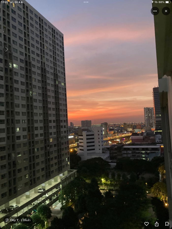 รูป 🏢 ให้เช่าคอนโด ลุมพินี พาร์ค ปิ่นเกล้า อาคาร A ชั้น 6 วิวดี อากาศถ่ายเท - รูปที่ 16/16