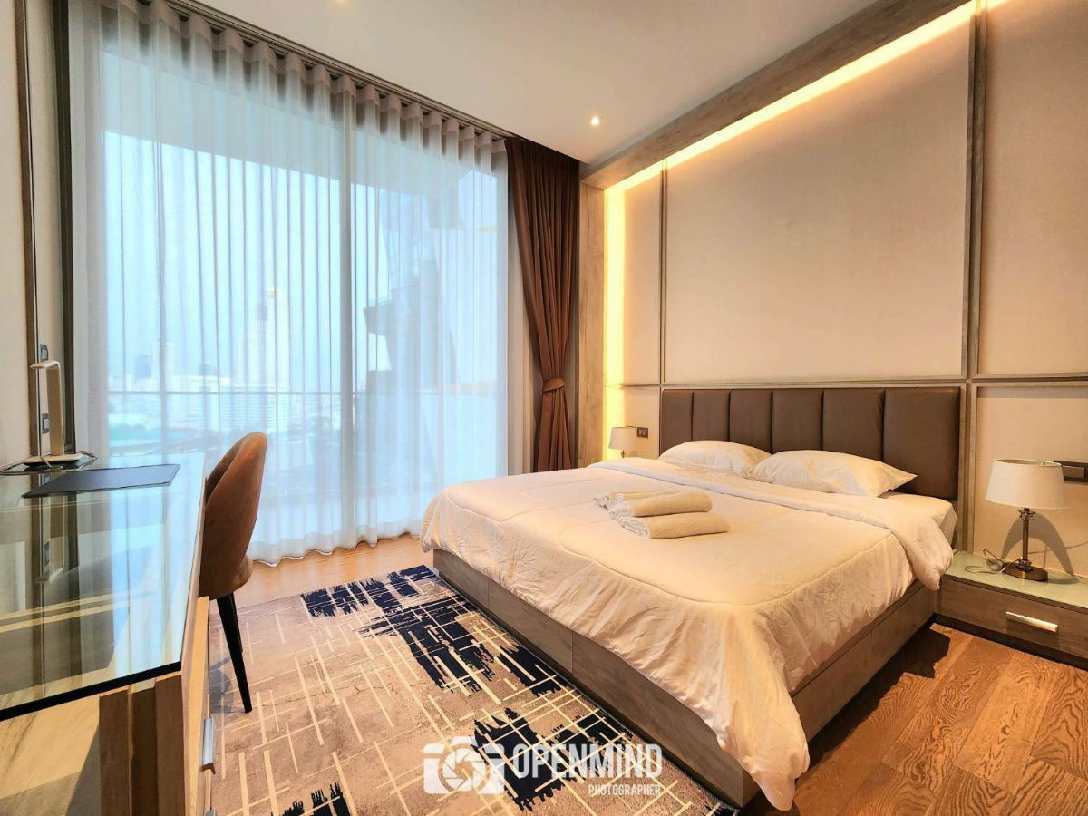 picture TA5636📲LineID @556ryccg🎆1 Bedroom 61 sqm Floor 11 Fully furnished Magnolias Waterfront Residences near ICONSIAM & BTS Charoennakhon - 4/11